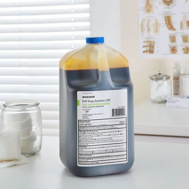 Alt view image 4 of 6 - PVP Prep Solution USP, 10% Povidone-Iodine, 1 gal, 4 Count