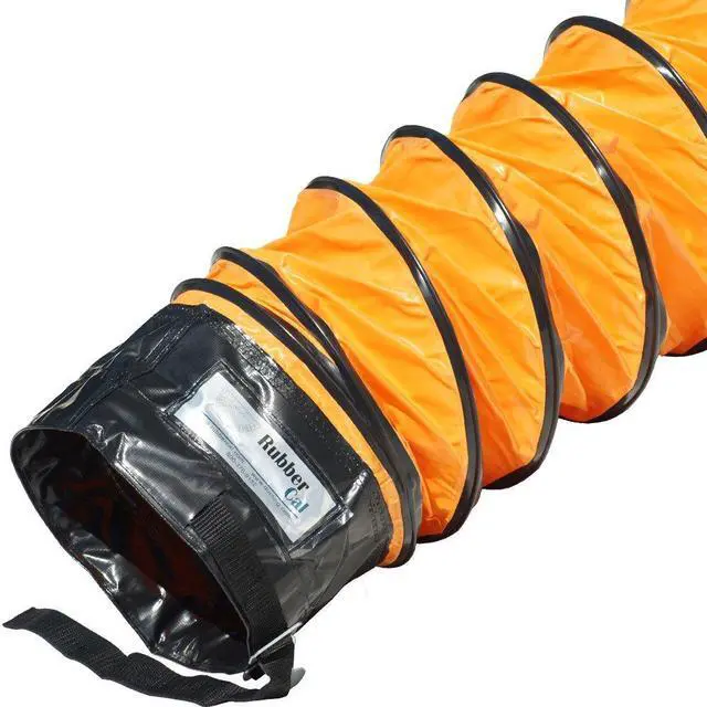 Main image of 01-191-14 "Air Ventilator Orange" Ventilation Duct Hose, 14"ID x 25' Length Hose Fully Stretched