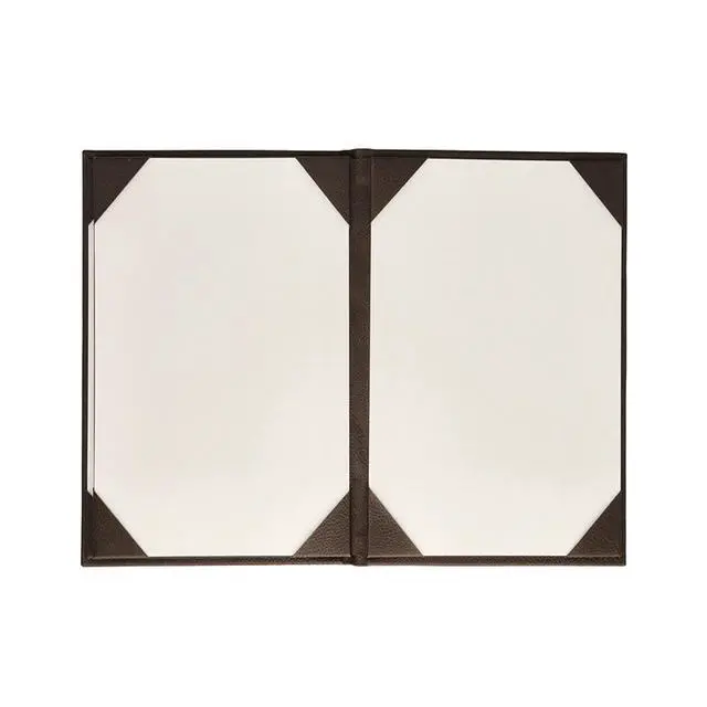 Alt view image 3 of 6 - s Made of Premium Faux Leather (10-Pack) - 8.5" X 14" (Brown, 6 Views)