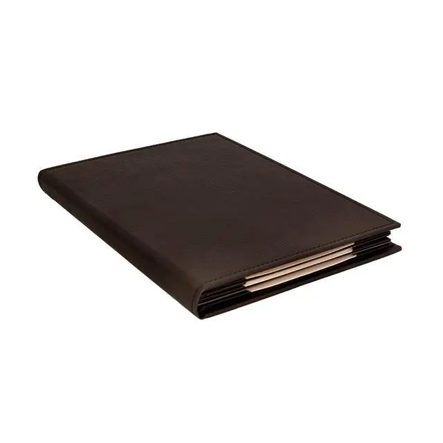 Alt view image 5 of 6 - s Made of Premium Faux Leather (10-Pack) - 8.5" X 14" (Brown, 6 Views)