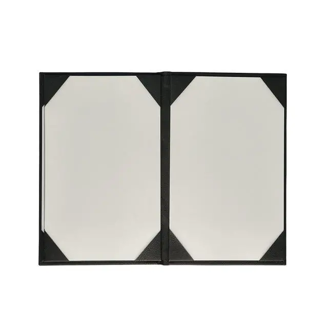 Alt view image 3 of 6 - s Made of Premium Faux Leather (10-Pack) - 8.5" X 14" (Black, 6 Views)