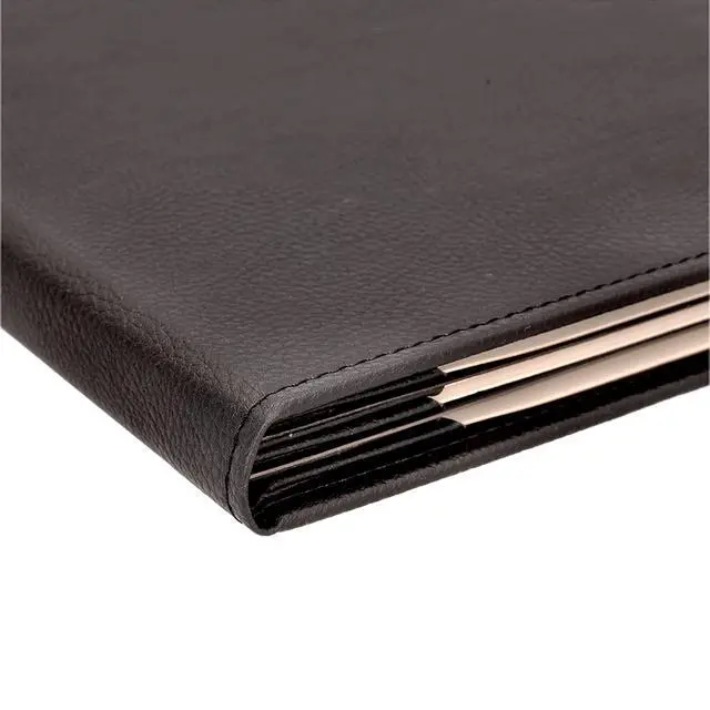 Alt view image 6 of 6 - s Made of Premium Faux Leather (10-Pack) - 8.5" X 14" (Black, 6 Views)