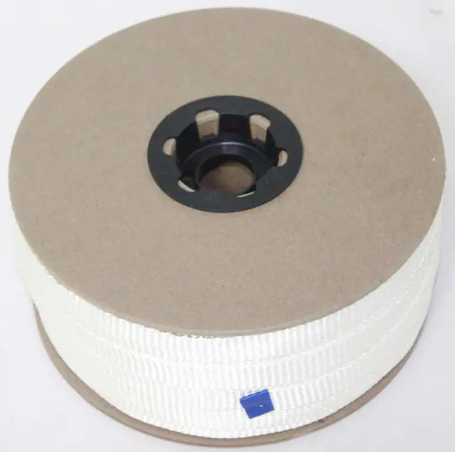 Alt view image 3 of 3 - White Pull Line 3/4 Inch, 2,500 lb, Flat Polyester Pulling Tape, Conduit Wire Pulling, Made in USA, 3000 ft