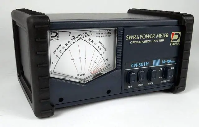 Alt view image 3 of 4 - CN501H HF/VHF CrossNeedle SWR & Power Meter, 1.8150 MHz, 15/150/1.5 kW Forward Power Ranges, SO239 Connectors