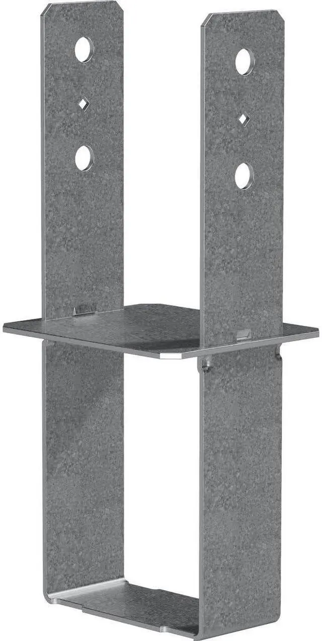Main image of CB46 CB Column Base - for 4x6 Base, Heavy-Duty Steel Post-to-Concrete Connector, Galvanized Finish, Flush Mount, Supports Wood Columns for Structural Framing