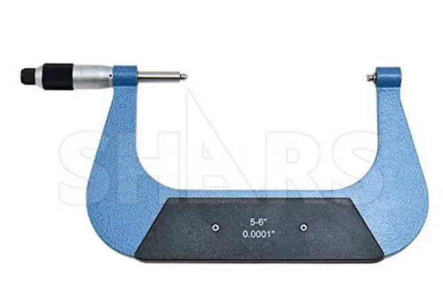 Alt view image 2 of 6 - 5-6" Screw Thread Micrometer with Anvils 303-2375 M