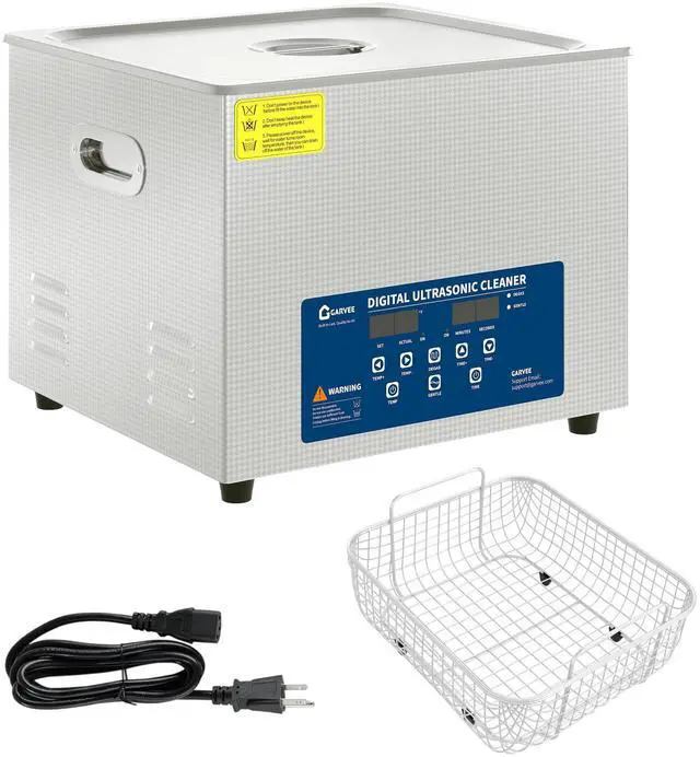 Main image of 7.9 Gal (30L) Commercial Ultrasonic Cleaner, 42kHz Stainless Steel Machine with Digital Timer, Heater & 3 Modes Ideal for Wrenches, Screwdrivers, Repair Tools, Industrial Parts, Metal Cleaning