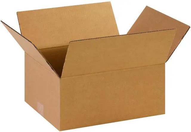 Main image of P14116100PK Corrugated Boxes, 14" L x 11" W x 6" H, Kraft (Pack of 100)