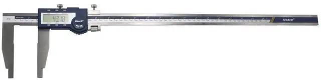 Main image of Electronic Digital Vernier Micrometer Caliper with 0-20"/500mm,0.0005"/(0.01mm) Resolution,+/-0.002" (0.05mm) Accuracy,Inch/Metric, Stainless Steel Jaws