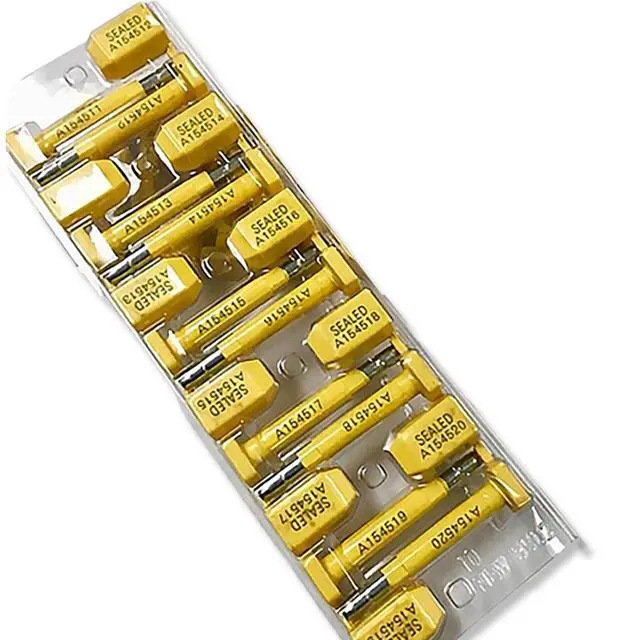 Alt view image 6 of 6 - Brand Bolt Seals - (200ct) High Security Shipping Seal with Print Progressive Numbering Tamper Proof for Trucks, Trailers, Cargo Containers - ISO & C-TPAT Certified