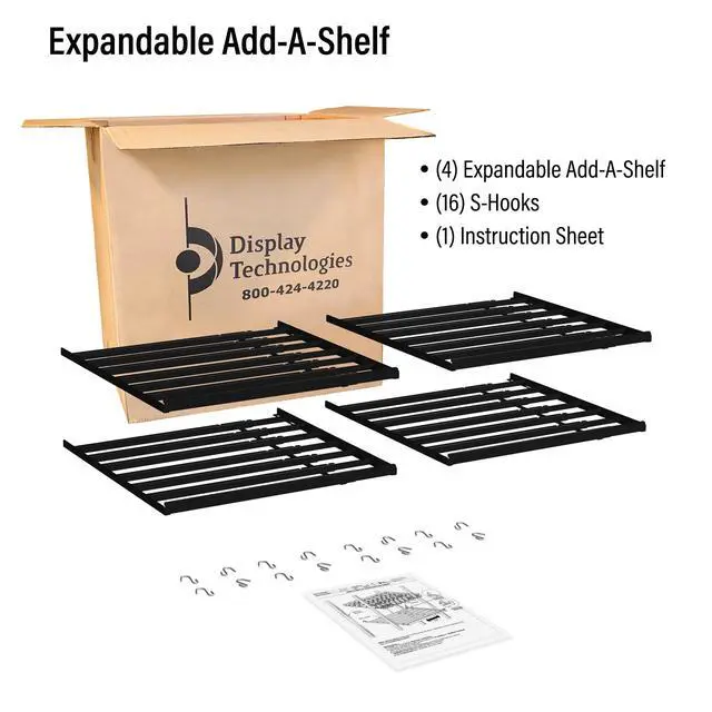 Alt view image 5 of 6 - Cold Vault Expandable Add-A-Shelf (Pack of 4) - Maximize Storage and Organization in Your Cold Storage, Drink Organizer for Cans, Bottles and More