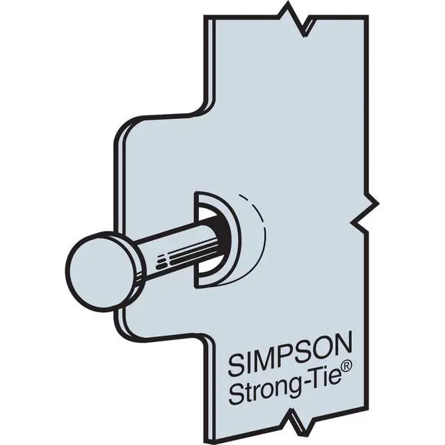 Alt view image 3 of 6 - LRU210Z - LRUZ Face-Mount Rafter Hanger - Adjustable Slope Wood Construction Connectors, 18-Gauge Steel, for 2x10 Solid Sawn Rafters (Pack of 25)