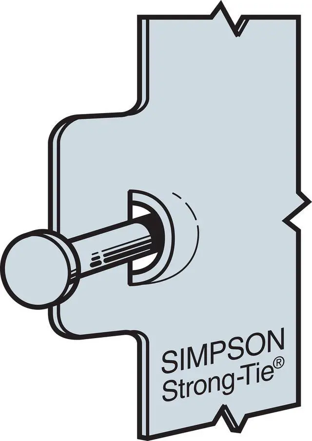 Alt view image 6 of 6 - LRU210Z - LRUZ Face-Mount Rafter Hanger - Adjustable Slope Wood Construction Connectors, 18-Gauge Steel, for 2x10 Solid Sawn Rafters (Pack of 25)