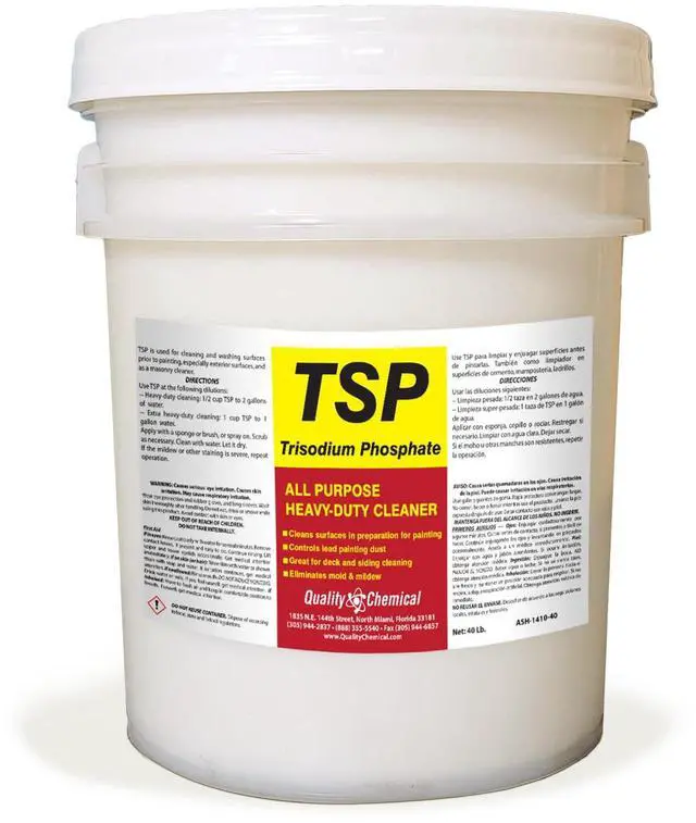 Main image of Trisodium Phosphate (TSP) - TSP Cleaner and Degreaser - Heavy Duty Cleaner for Kitchen Cabinets, Cabinet Cleaner Degreaser, Cabinet Degreaser - 40 lb. Pail