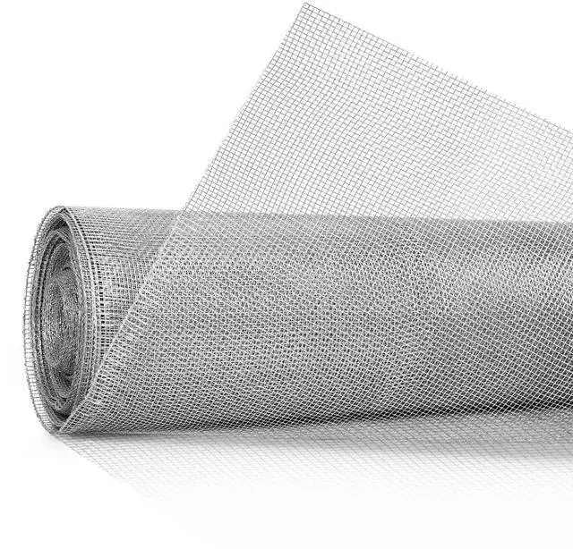 Main image of 27 Gauge 24" x 100' Hardware Cloth, 1/8 inch Mesh Galvanized Steel Wire Rolled Woven, Keeping Out of Bees, Wasps and Mid to Large-Sized Insects