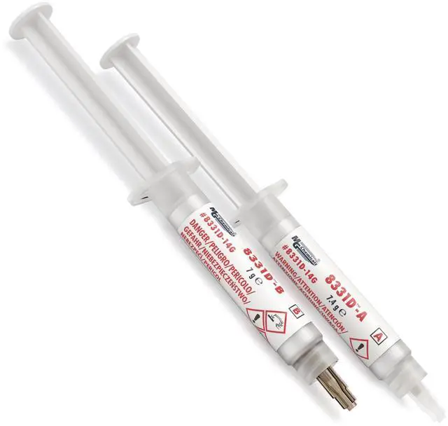 Main image of 8331D Silver Conductive Epoxy Adhesive, High Conductivity, 20 min Working time, 2-Part, 14 Gram Kit