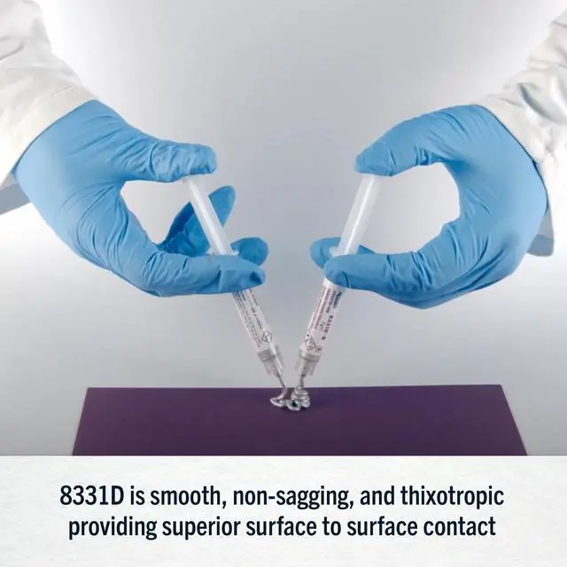 Alt view image 4 of 6 - 8331D Silver Conductive Epoxy Adhesive, High Conductivity, 20 min Working time, 2-Part, 14 Gram Kit
