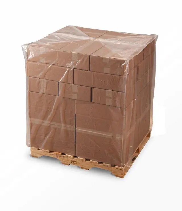 Main image of 48 X 42 X 48" 2 Mil Clear Pallet Covers (100/Roll) - 10490