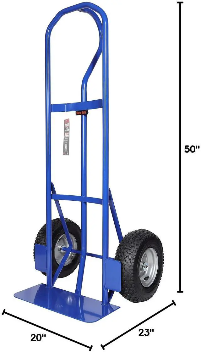 Alt view image 4 of 4 - Hand Truck Heavy Duty - 1000 Lbs Loading Capacity - Industrial Cart Dolly with Vertical Handle - Made in Taiwan