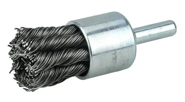 Alt view image 2 of 2 - 10028 1-1/8" Knot Wire End Brush,.020" Steel Fill, Made in The USA (Pack of 10)