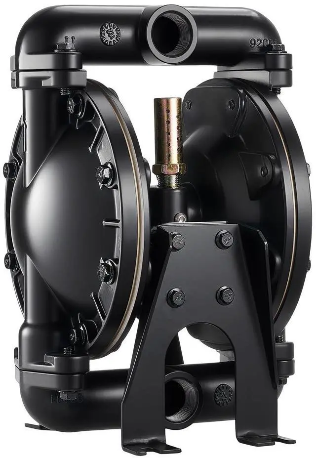 Main image of Air Operated Double Diaphragm Pump, 35 GPM, 1 inch Inlet & Outlet Pneumatic Waste Oil Transfer Pump, Max 114 PSI, Aluminum Alloy Body, Air-Operated for Diesel, Grease, Kerosene, Gasoline & Oil