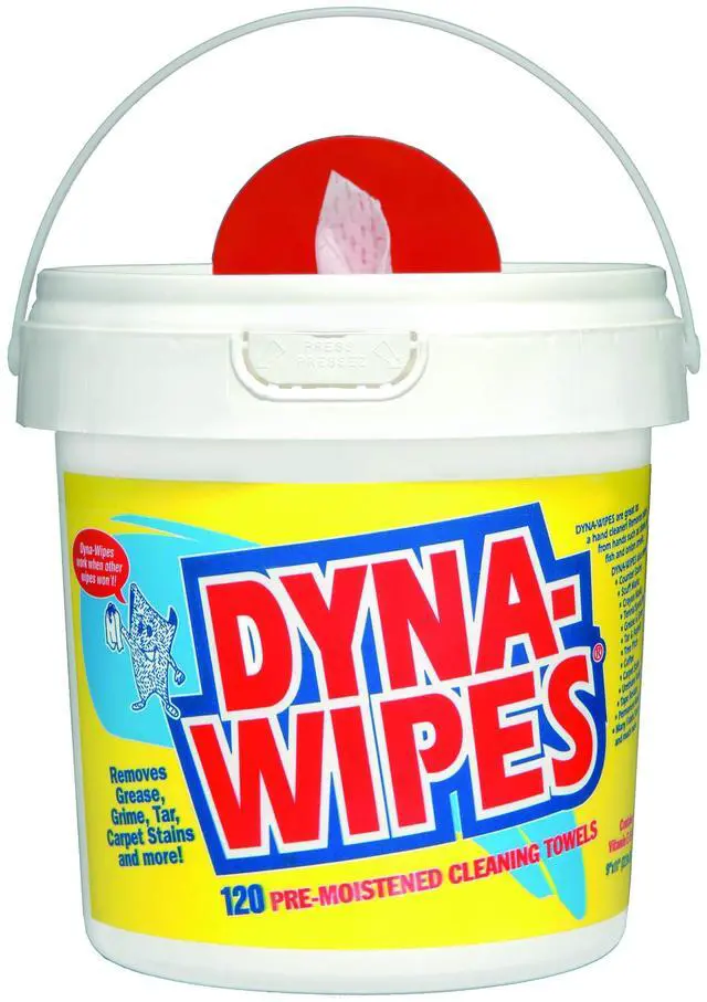 Main image of 9" x 11" Smooth Heavy-Duty Cleaning Wipes, 120 Count, Case of 8