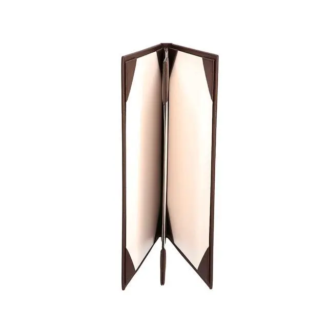 Alt view image 4 of 6 - s Made of Premium Faux Leather (10-Pack) - 8.5" X 14" (Brown, 4 Views)