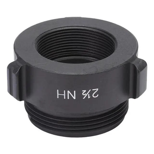 Alt view image 3 of 6 - Aluminum 2" Female NPT to 2 1/2" Male NH Fire Hose Adapter