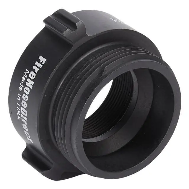 Alt view image 5 of 6 - Aluminum 2" Female NPT to 2 1/2" Male NH Fire Hose Adapter