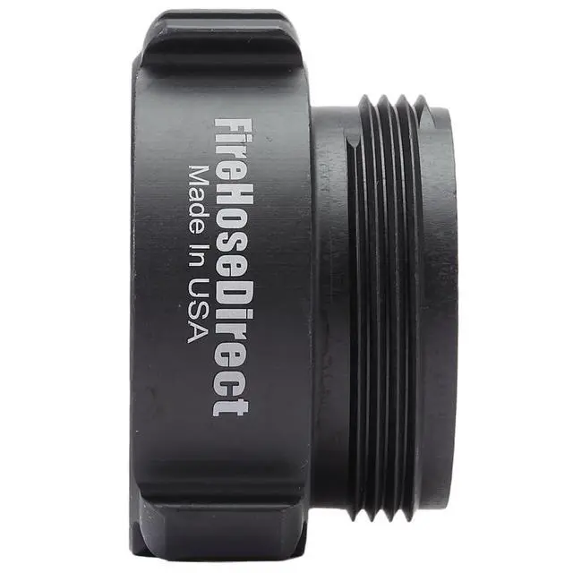 Alt view image 6 of 6 - Aluminum 2" Female NPT to 2 1/2" Male NH Fire Hose Adapter