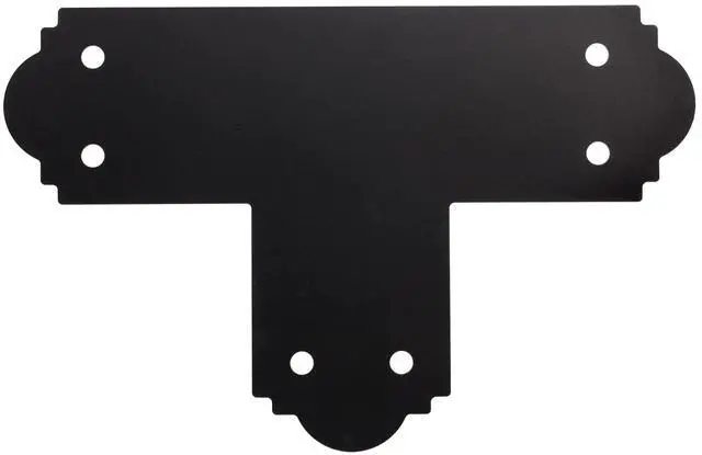 Main image of Outdoor Accents Mission Collection ZMAX, Black Powder-Coated T Strap for 6x6 (Pack of 8)