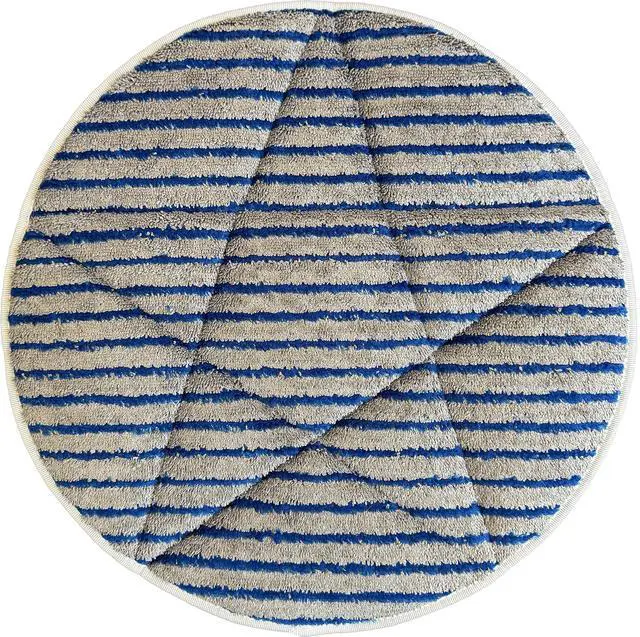 Alt view image 2 of 6 - 19" Microfiber Scrubber Carpet Bonnets | 6 Pack