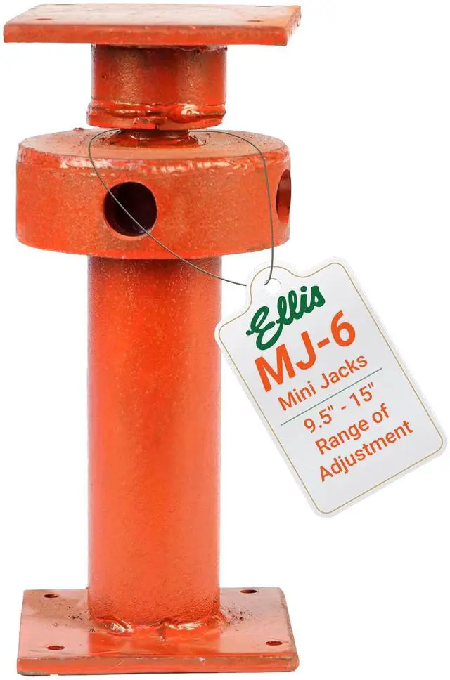 Main image of Manufacturing Adjustable Mini Screw Jack Post - House Jack for Foundation, Floor Leveling & Concrete Bracing - 15,000 lb Capacity, 5.5" Adjustable Lift, Support & Leveling