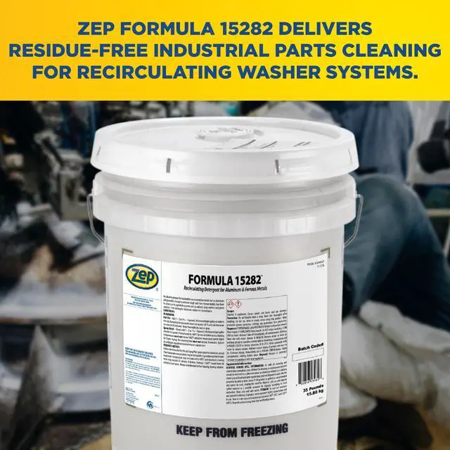 Alt view image 6 of 6 - Formula 15282 Recirculating Detergent for Aluminum & Ferrous Metals - 35 LB Pail - 534837 - FOR WORKPLACE & INDUSTRIAL USE ONLY