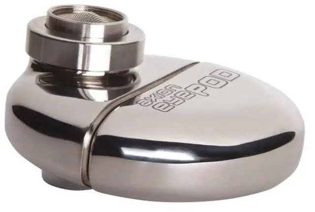 Main image of 7620 Axion eyePOD Polished Stainless Steel Faucet-Mounted Eyewash, Silver, 12 x 12 x 12 inches