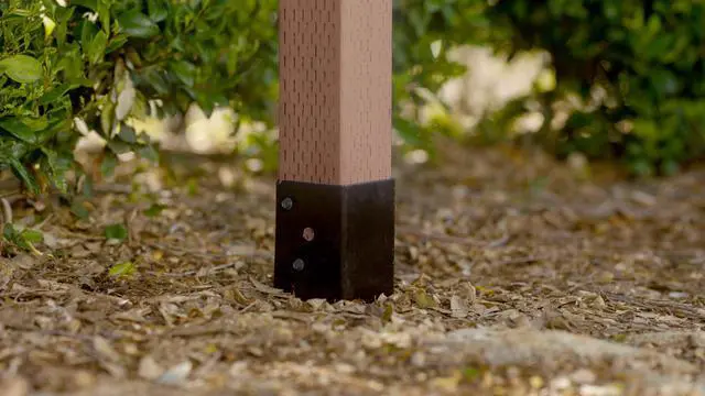 Alt view image 4 of 6 - FPBS44 E-Z Spike Black Powder-Coated Post-Base Spike for 4x4 (Pack of 4)