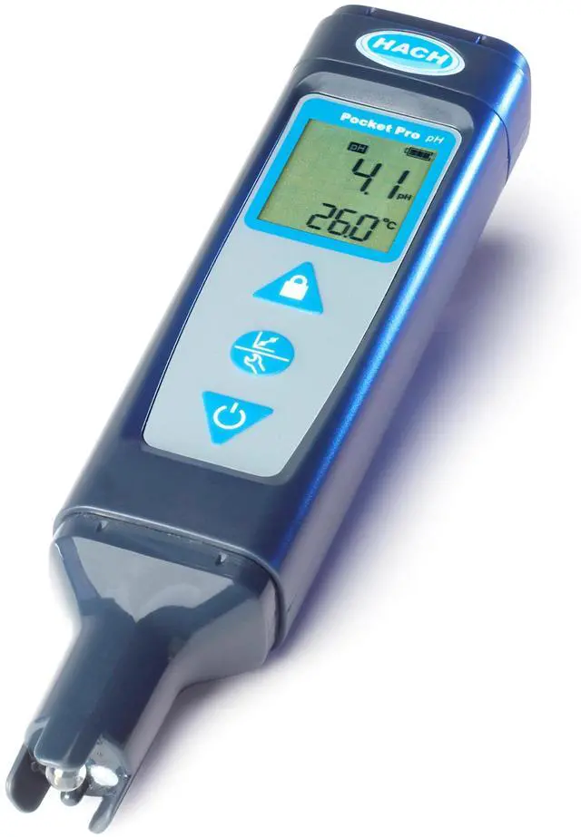 Main image of Pocket Pro pH Tester, pH Meter for Water Analysis pH & Temp Testing, Large LCD Screen, Replaceable Batteries, Built-in Diagnostics, 9531000