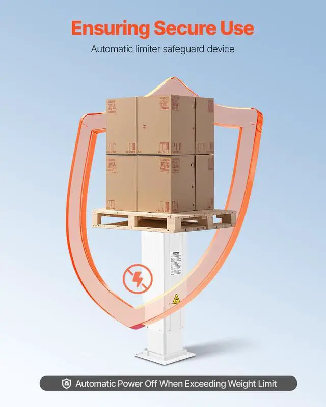 Alt view image 6 of 6 - Electric Lifting Column System, 176 lbs Lift Table, 14.2-31.1 in Height Range, Three-Stage Adjustable Desk Column, Telescopic Table Leg, Comes with Power-Supply Option to Control up/Down Motion