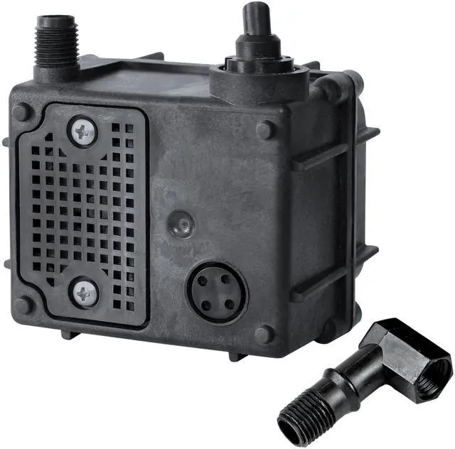 Main image of P-AAA 115 Volt, 1/160 HP, 120 GPH Manual Submersible Oil-Filled Statuary Fountain/Recirculating Water Pump, 15-Ft. Cord, Black, 523375