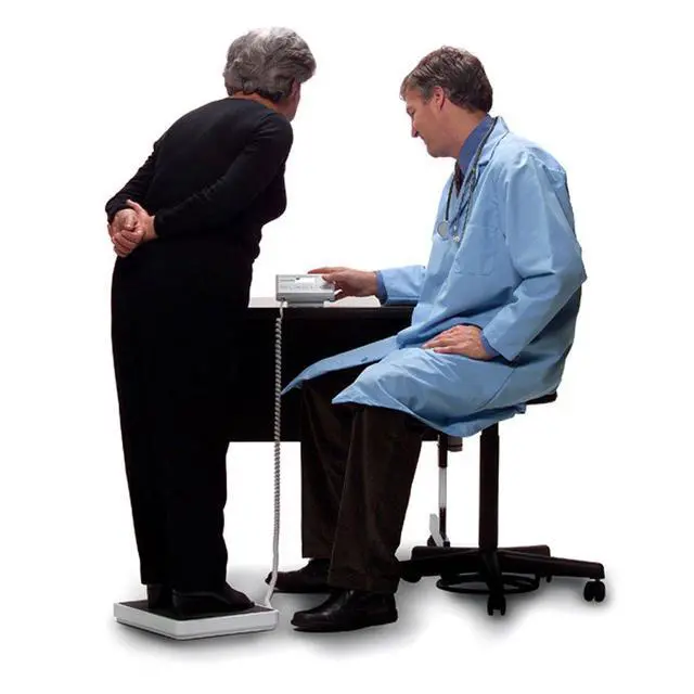 Alt view image 2 of 4 - 349KLX Digital Scale, Remote Display, Capacity 400 lb, Resolution 0.2 lb, 12-1/2" x 12" x 1-7/8" Platform