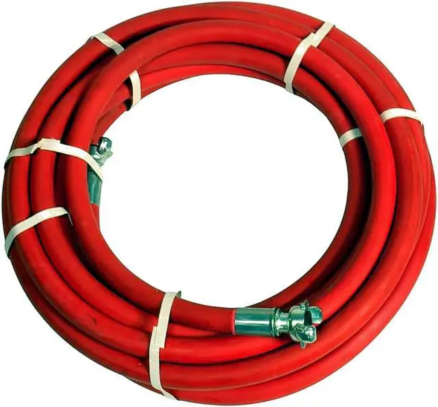 Alt view image 2 of 3 - Jackhammer Rubber Air Hose Assembly with 3/4" Universal (Chicago) Couplings - 50ft