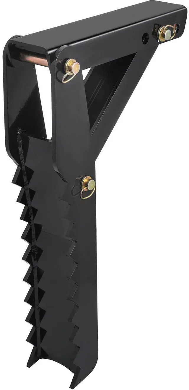 Main image of 32 inch Backhoe Excavator Thumb Attachments Weld On Adjustable Boom Tractor Excavator 1/2Inch Teeth Thick Steel Plate Assembly 12MM Bolt-On Design