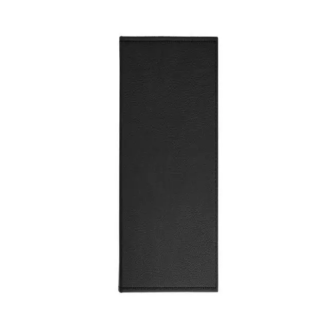 Alt view image 2 of 4 - s Made of Premium Faux Leather (10-Pack) - 4.25" X 11" - Wine List - Bar Menu (Black, 2 Views)