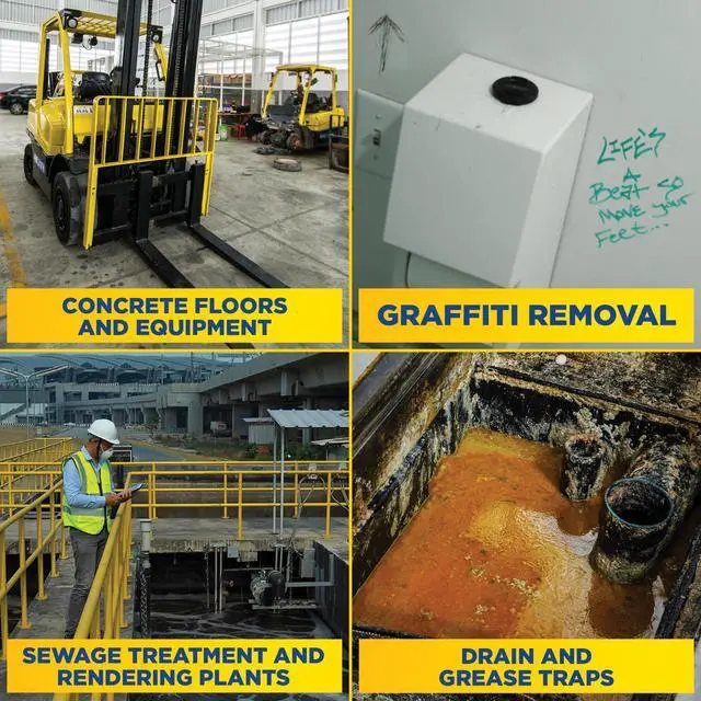 Alt view image 3 of 4 - Big Orange-E Heavy-Duty Citrus Degreaser Liquid - 5 Gallon (1 Unit) 48535 - Industrial Strength Formulated with Organic Degreasers, Dissolves Heavy Soil, Grease, Oil, and Protective Coatings