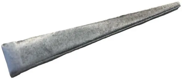 Main image of 3 inch (10D) Square Cut Masonry Nails for Concrete, Brick, Mortar - 1/2" Wide Flat Heads - Construction, Cement, Brick Walls (1500)