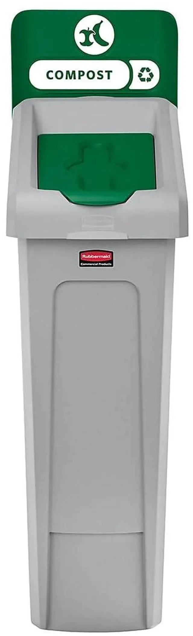 Main image of SLIM JIM Recycling Station 1-Stream Compost Bin/Can/Kit/Station, 23 GAL, for Kitchens/Classrooms/Offices/Back of House/Higher Education/Commercial Facilities