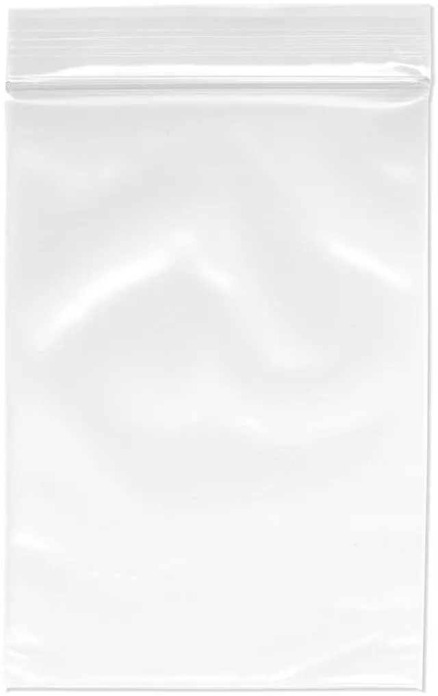 Main image of 5" x 7" (Case of 2,000), 4 Mil Heavy Duty Zipper Reclosable Plastic Bags