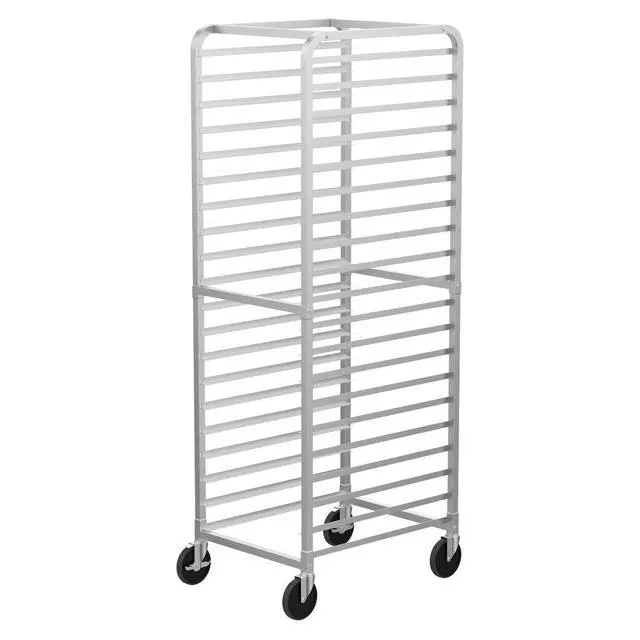 Alt view image 2 of 6 - 20-Tier Bakery Rack Commercial Stainless Steel Sheet Pan Rack with Brake Wheels for Kitchen, Restaurant, Pizzeria