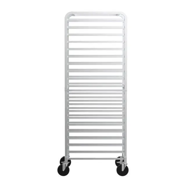 Alt view image 6 of 6 - 20-Tier Bakery Rack Commercial Stainless Steel Sheet Pan Rack with Brake Wheels for Kitchen, Restaurant, Pizzeria