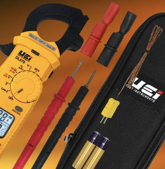 Alt view image 2 of 6 - DL579 600A AC/DC Dual Display TRMS-Clamp Multimeter with Temperature & Capacitance, 750/1000V AC/DC, Microamps, Continuity, Diode Test, Frequency/Duty Cycle, Low Z
